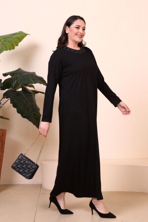 Damen-Kleid in Übergröße. Mutterkleid in Übergröße, Schwarz - 1