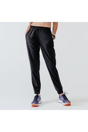 Damen-Lauf-Jogginghose – Schwarz – Dry - 1