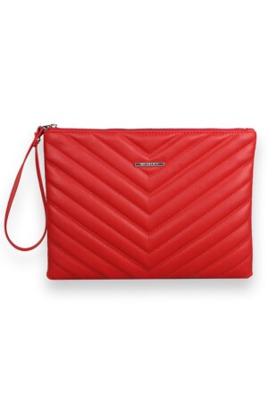 Damen-Lederhandtasche 1615 Rot - 3