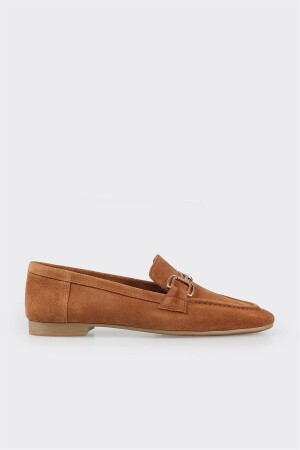 Damen-Loafer aus Kamelleder - 1