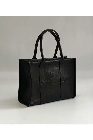 Damen-Rien-Modell, schwarze mittelgroße Handtasche - 2