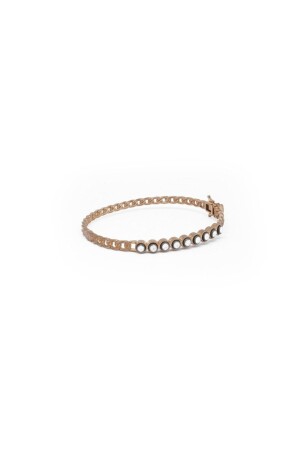 Damen Rosa 0. 35 Crt Diamantarmband - 1