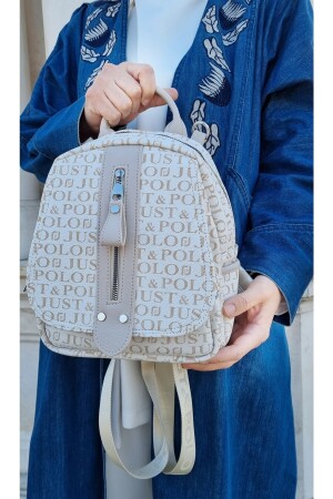 Damen-Rucksack und Umhängetasche mit Monogramm-Aufdruck für den täglichen Gebrauch tm4051 - 6