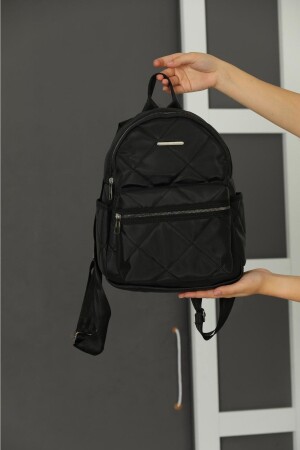 Damen-Stepprucksack Schwarz - 3