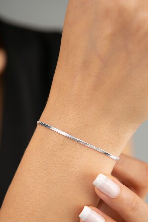 Damenarmband aus 925er-Sterlingsilber, Modell Fuchsschwanz - 1