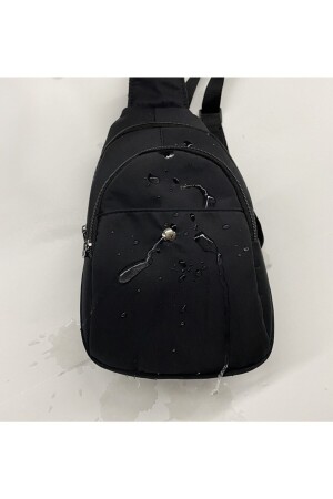 Damenrucksack und Umhängetasche mit schwarzem wasserdichtem Stoff TYC00041850446 - 2