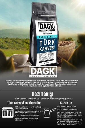 Damla Sakızlı Türk Kahvesi 200gr - 5