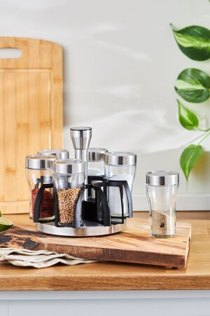 Danica 7-teiliges rundes Gewürzset 153. 03. 08. 3005 - Karaca