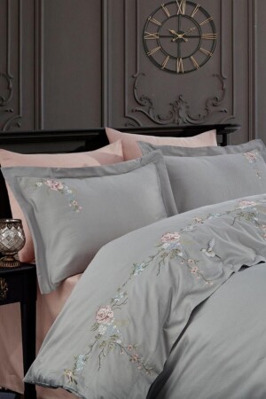 قماش ساتن من القطن غطاء ملابس مزدوجة - Dantela