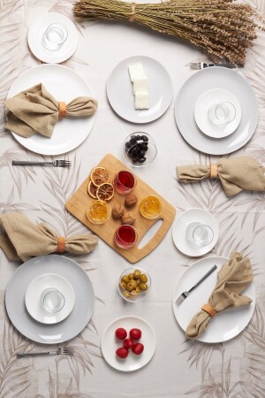 Darcy Grey 26-teiliges Frühstücks-/Servierset für 6 Personen 153. 03. 08. 0690 - Karaca