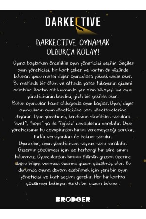 Darkective 2 Dedektiflik Oyunu-Evet Hayır Oyunu-Dedektif Oyunu-Zeka Oyunu-Kutu Oyunu-Kart Oyunu - 5