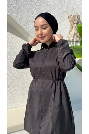 Das beste schwarze Hijab-Badeanzug-Set mit 4 Stück - 1