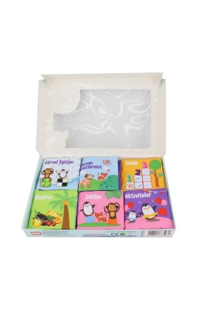 Das erste Bücherset meines Babys, Raschelnde Bücher, Stoffbuch-Set, 6-teilig.TYC00727772532 - 4