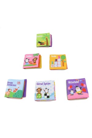 Das erste Bücherset meines Babys, Raschelnde Bücher, Stoffbuch-Set, 6-teilig.TYC00727772532 - 6