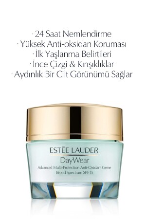 Day Wear 24 Saat Ve Anti-oksidan Etkili Nemlendirici Krem (NORMAL VE KARMA CİLTLER İÇİN) 50ml, Spf15 027131763512 - 3