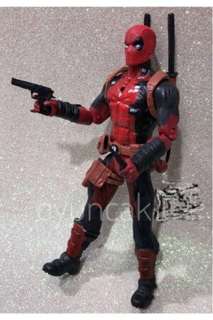 Deadpool, batteriebetrieben, beleuchtet, 20 cm, hochwertiges V-Figurenspielzeug mit Zubehör - 4