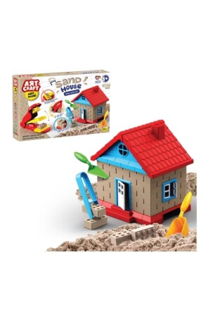 Dede Lernspielzeug Kinetic Sand House Building Set 750 Gr 03670 - 4