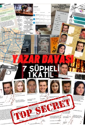 قضية منز - مؤلف - لعبة المحقق - لعبة تحليل الجريمة - لعبة صندوق العثور على المجرم - لعبة حل جريمة القتل - Dedektifia