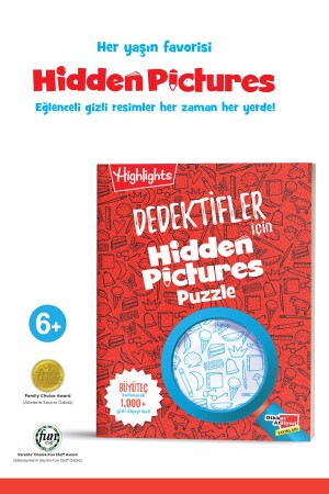 Dedektifler Için Hidden Pictures Puzzle DDKTF03D1 - 1