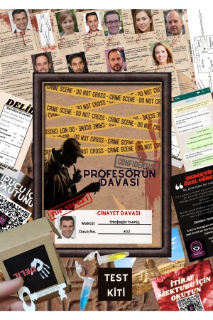 Dedektiflik Oyunu Profesörün Davası Cinayet Çözme Oyunu- Dedektif Oyunları-cinayet Çözme - 2