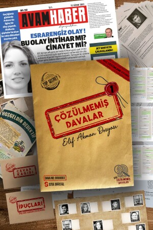 Dedektiflik Suç Çözümleme Zeka ve Dikkat Geliştirici Dedektif Oyunu Gizem Bulmaca Kutu Oyunları Suç? - 2