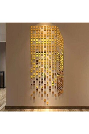 Dekor Ornamental Mosaik Spiegel 200x Stück Plexi Dekorativ Gold Eingang Badezimmer Dfffh - 4