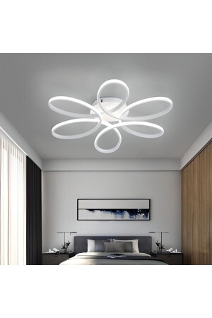 DEKORASYON Papatya Model Led 50cm, Tavan Lambası, Modern Aydınlatma, Dekoratif Şık Avize L12001050 - 2