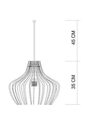 Dekoratif, Ahşap Avize ,modern Lazer Kesim Mutfak Yatak Odası Salon Sarkıt Ahtapot Avize Aydınlatma İconAvize40x35x005 - 8