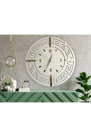 Dekoratif Ahşap Duvar Saati- Duvar Saati- Ahşap Saat- Wall Clock- Wall Decor - 1