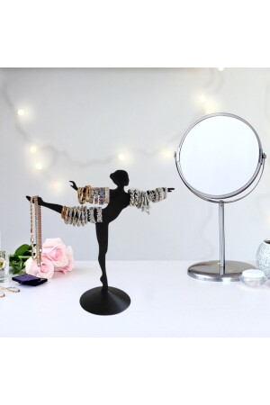 Dekoratif Balerin Tasarımlı Takı Standı, Düzenleyici, Yüzük-Küpe-Kolye-Takı Askılığı - Sert Plastik N3DBLR00 - Nerva Design 3D