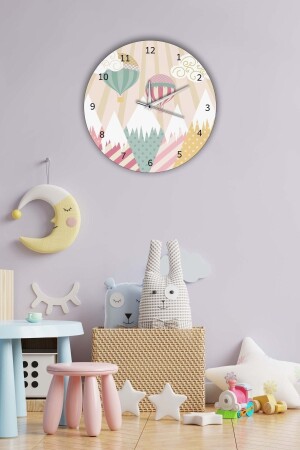Dekoratif Çocuk Odası Balon Duvar Saati 30x30cm - Martinacole