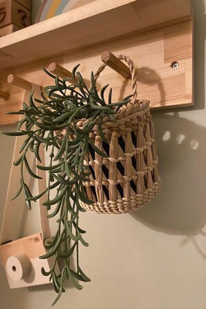 MNZ-Decorative Multi-Purpose / سلة الوساحة / سلة التشنق / سلة الجدار 10x10cm - Mien Home