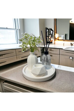 علبة شمعة هندسية مزخرفة من النمط الاسكندنافي - Havalı Tasarım