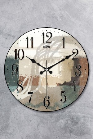 MNZ-Dekorative Real Glass Dome أجهزة الصمت ساعة الجدار 36 سم MR-232 - EMORES