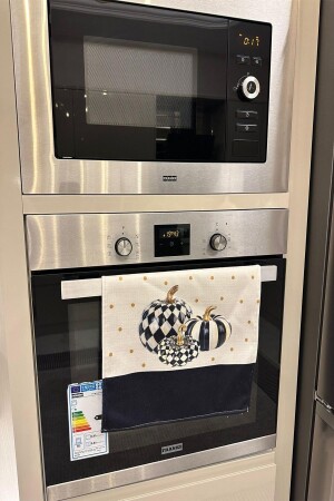 Dekoratif Mutfak Pamuklu Fırın Havlusu Özel Desenli Damalı Model 35x50 Cm Yıkanabilir Pamuklu Ürün - Aymirahome