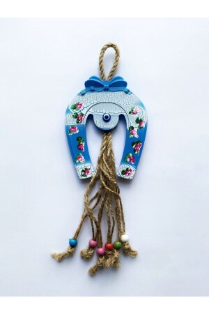 Dekoratif Polyester Duvar Süsü Kapı Süsü Balkon Süsü Askılı At Nalı Nazar - Tamu