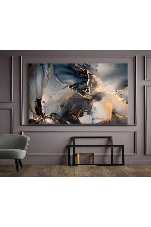 Dekoratif Soyut Tasarım Kanvas Tablo - Sebenta