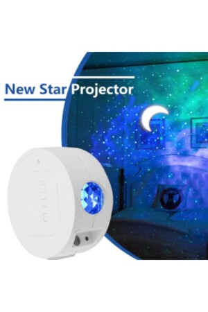 Dekoratif Starry Şarjlı Lazer Galaxy Yıldızlı Gökyüzü Projektör Gece Lambası LGL0033 - 4