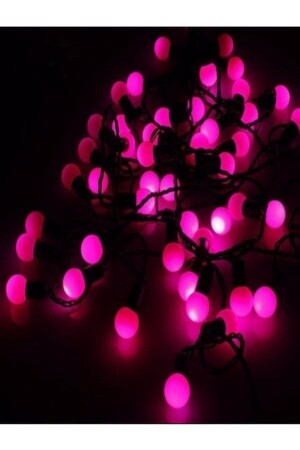 Dekoration Led Weihnachten Led Lichter 5mt Rosa Farbe Stecker Dekoration Weihnachten Licht Ball Led Rosa Led - 3