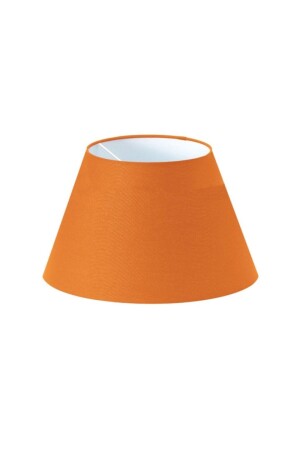 Dekorative Design-Lampenschirm-Tischlampe, orangefarbener konischer Kopf - 2