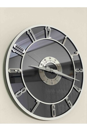 Dekorative Glasspiegel-Wanduhr 40 cm - 2