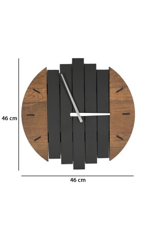 Dekorative, große Luxus-Wanduhr aus Holz HBMAX-104 - 4