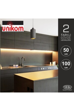 Dekorative LED-Beleuchtung für die Küche unter der Theke, 50 cm, Tageslicht, mit Ein-/Aus-Taste 147258369 - 1