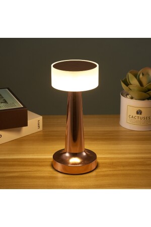 Dekorative Tischlampe, wiederaufladbar, 3-Farben-Lampe, Touch-Dimmung, Atmosphäre, Nachtlicht promtll1 - 2