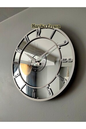 DEKORATIVE WANDUHR MIT ECHTEM SPIEGEL (40 CM) - 3