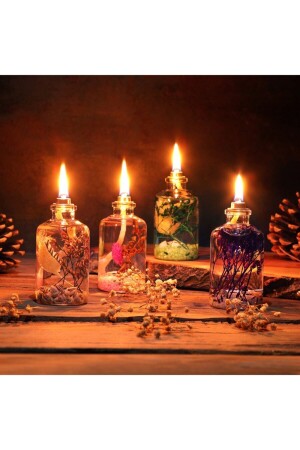 Dekoratives Öllampen-Kerzen-Set, 4 Stück, Prv-161221 - 1
