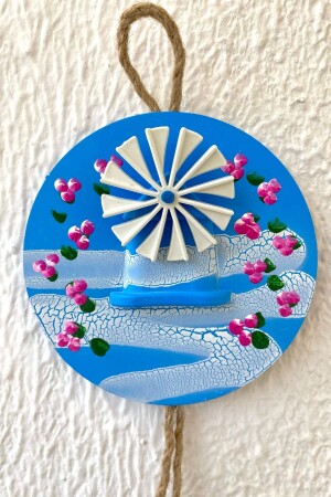 Dekoratives Polyester-Wandornament, Türornament, Balkonornament, hängendes Rad - 4