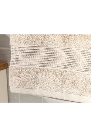 Deluxe Cotton Low Twist Gesichtshandtuch 50 x 90 cm Beige 10033980 - 2