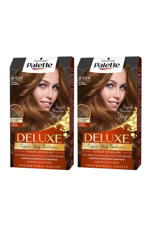 Deluxe Intense Colors 8-554 Gold Brunette X 2 Stück PLTDLXBY2 - 1