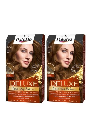 Deluxe Intense Colors 9-50 Gold Glitter Honey - 1